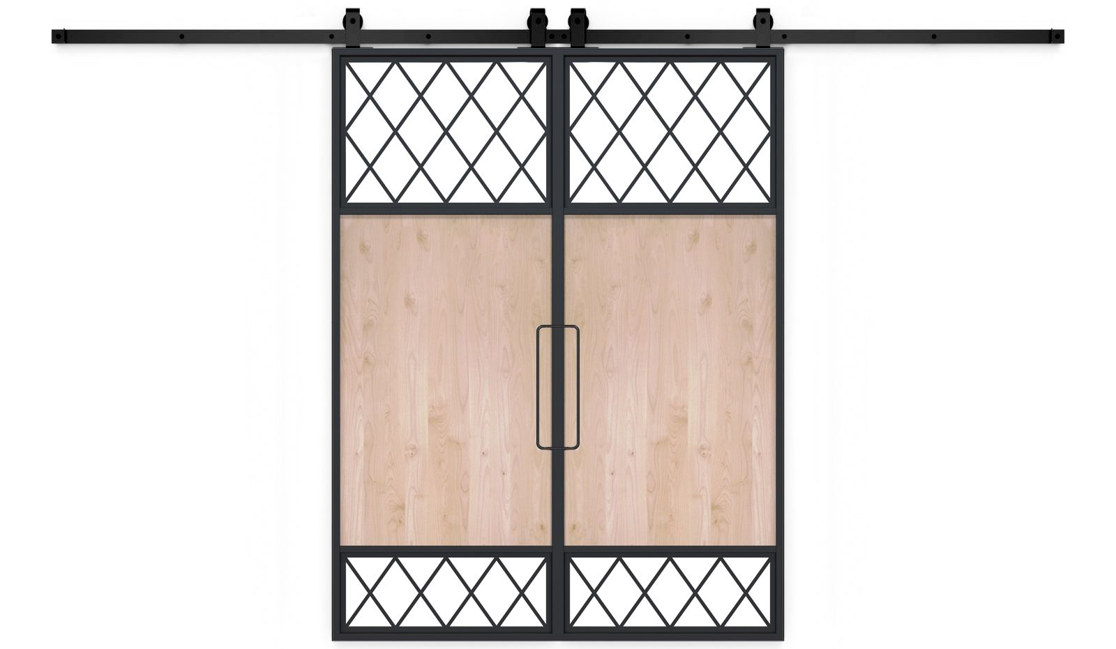 Tiller Shed Double Barn Door