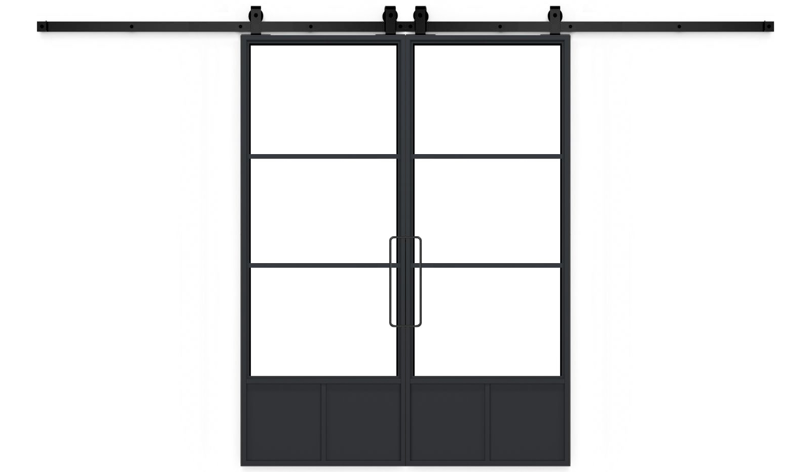 Traditional French Double Barn Door