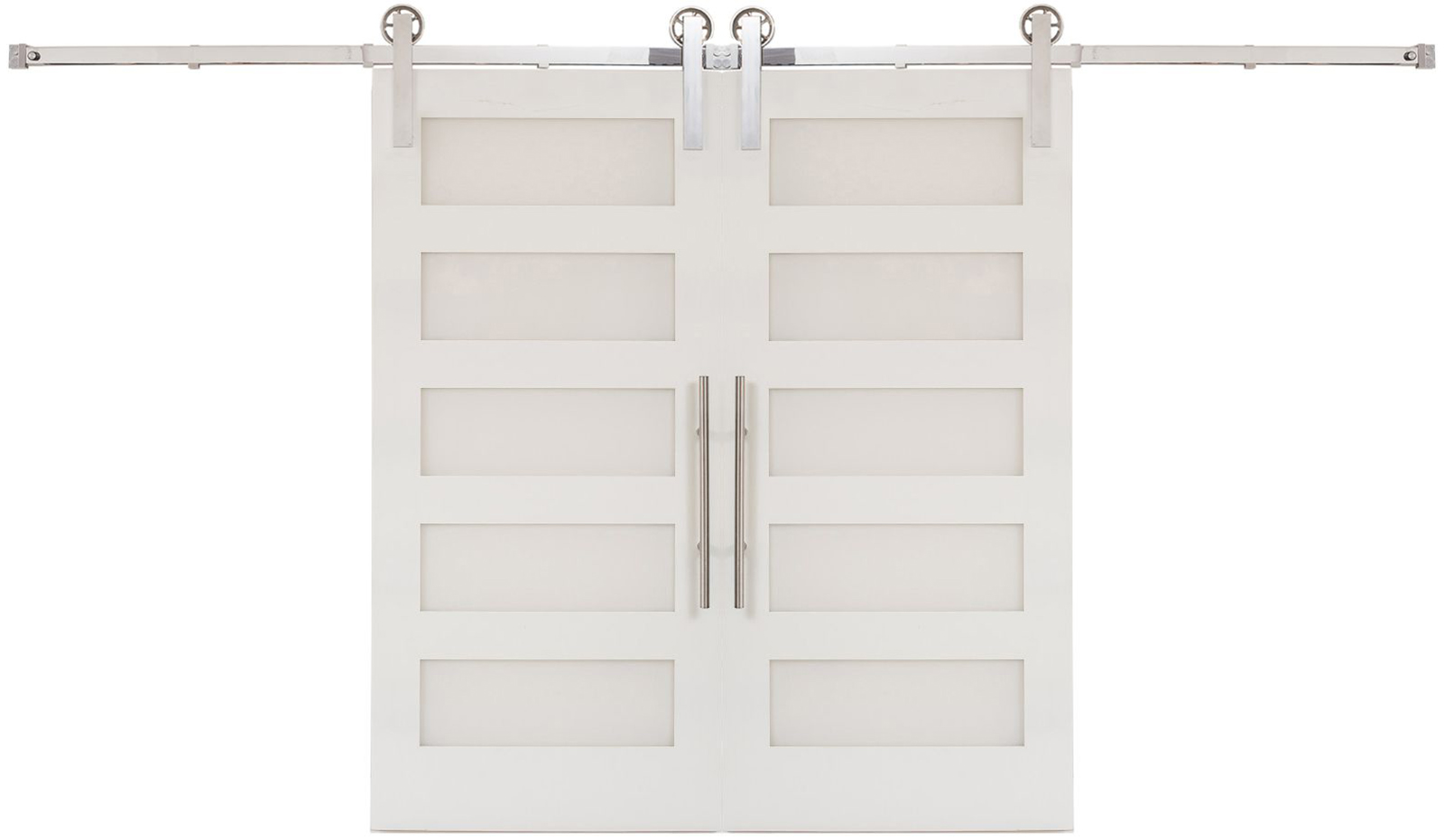 Five Panel Double Barn Door