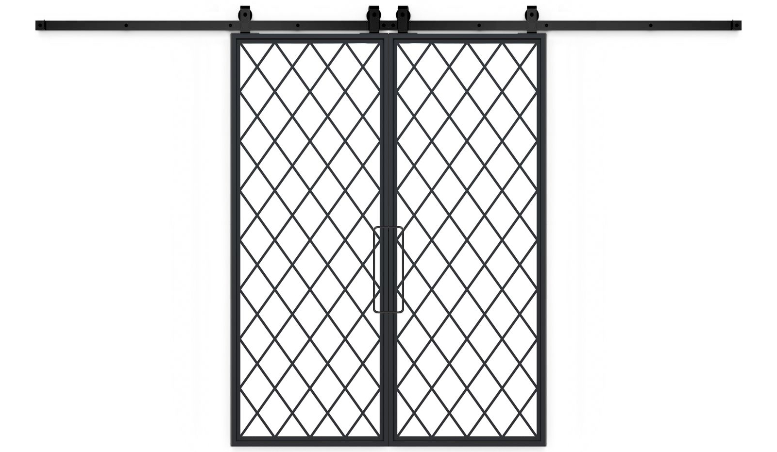 French Chateaux Double Barn Door