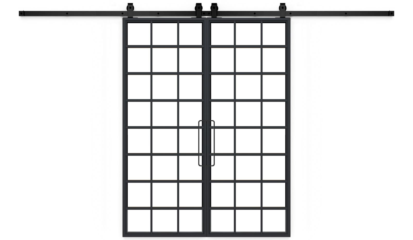 Conservatory Double Barn Door