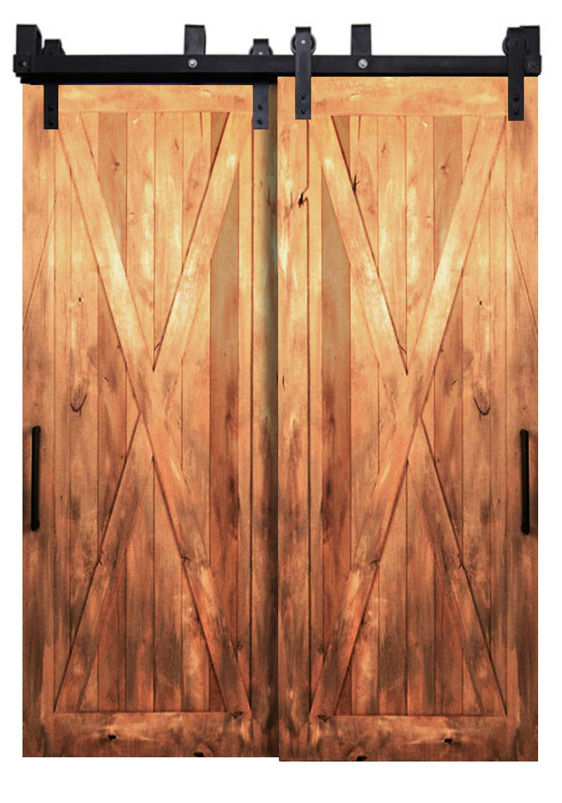 Outdoor Rated Bypassing Barn Doors