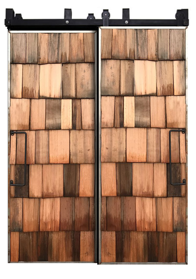 Shaker Bypassing Barn Doors