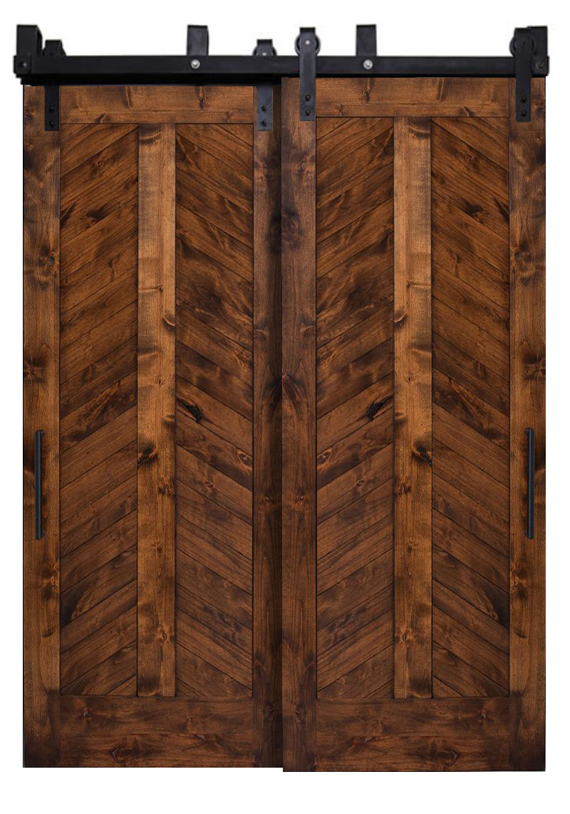 Heartland Chevron Bypassing Barn Doors