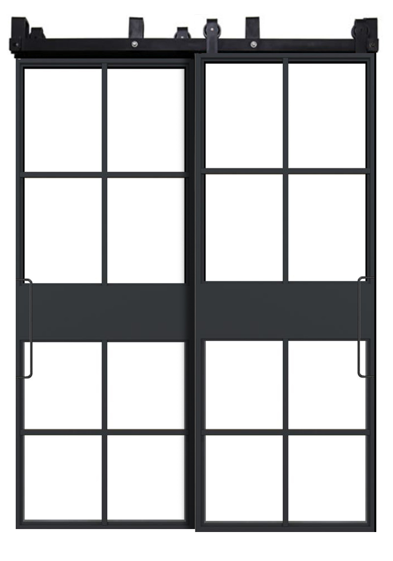 Terrace Bypassing Barn Doors