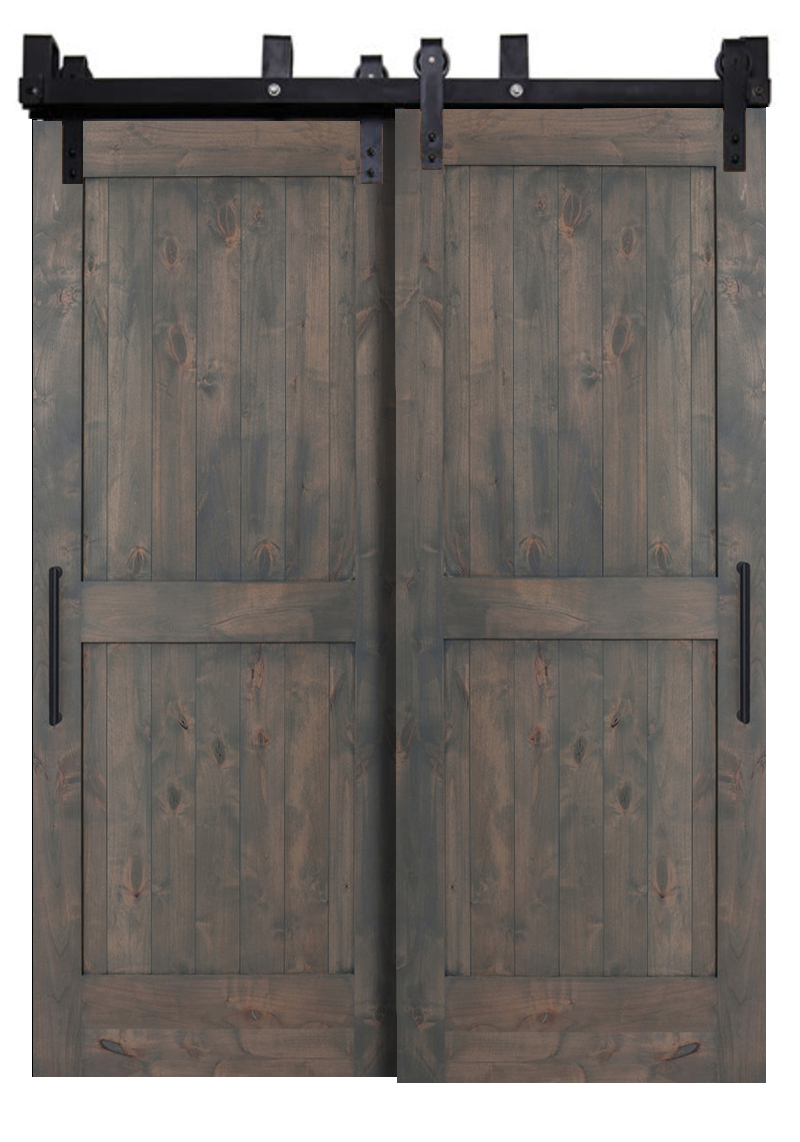 Two Panel Bypassing Barn Doors