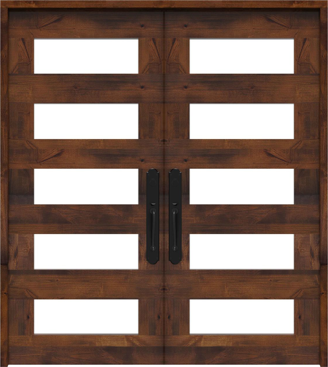 East Bench Double Front Door Rustica