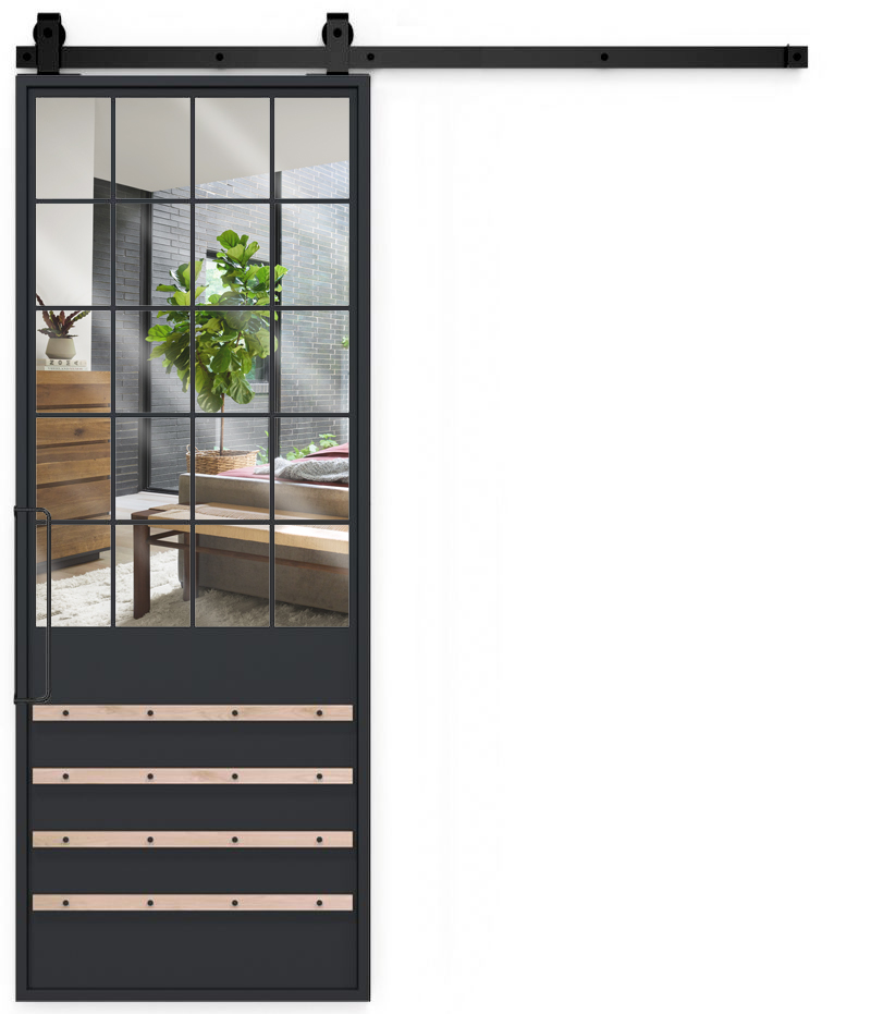 Homeland Mirror Barn Door