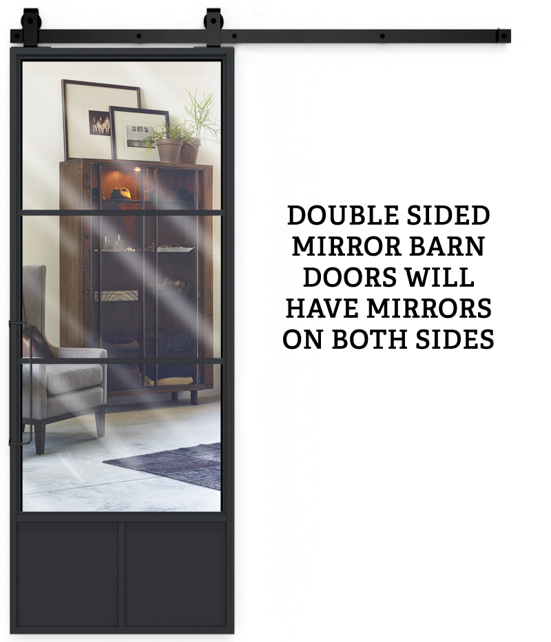 Traditional French Double Mirror Rustica