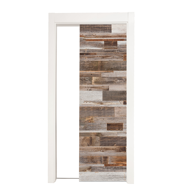 Barn Wood Reclaimed Single Pocket Door