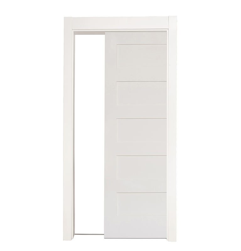 5 Panel Single Pocket Door