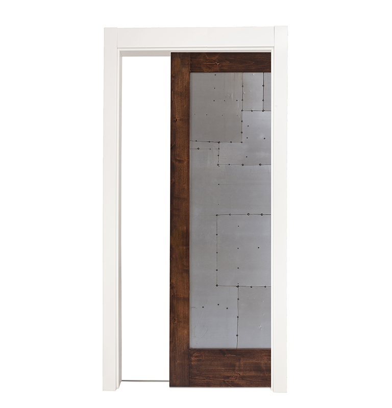 Steampunk Single Pocket Door
