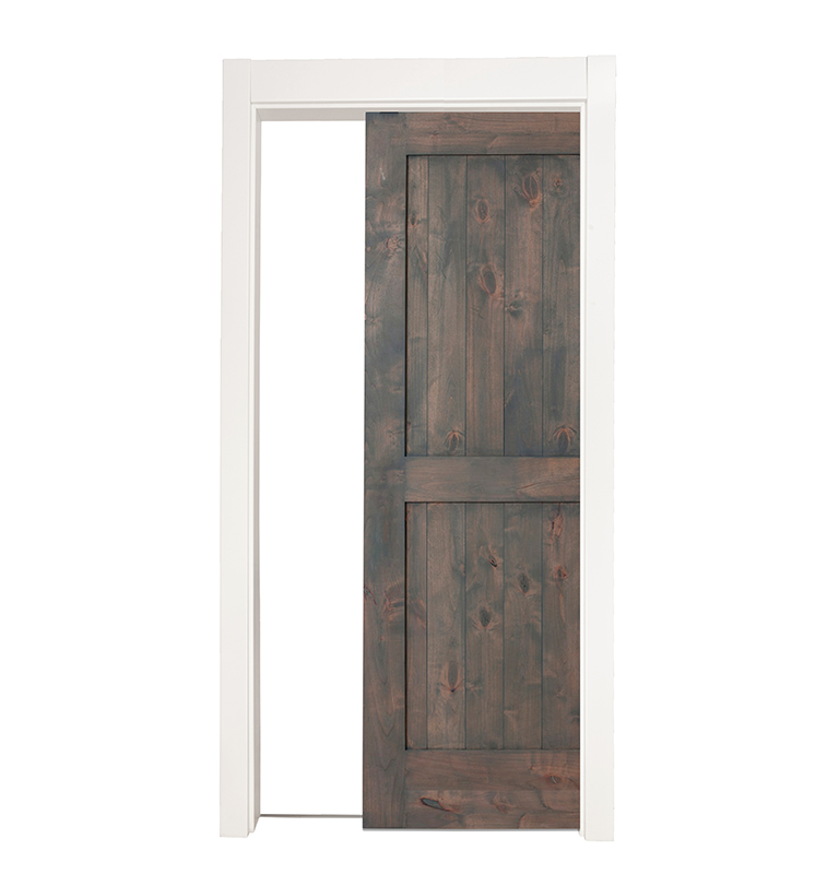 Two Panel Single Pocket Door