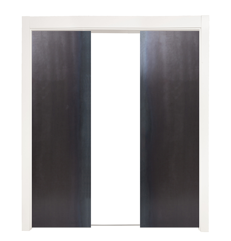 Industry Double Converging Pocket Doors