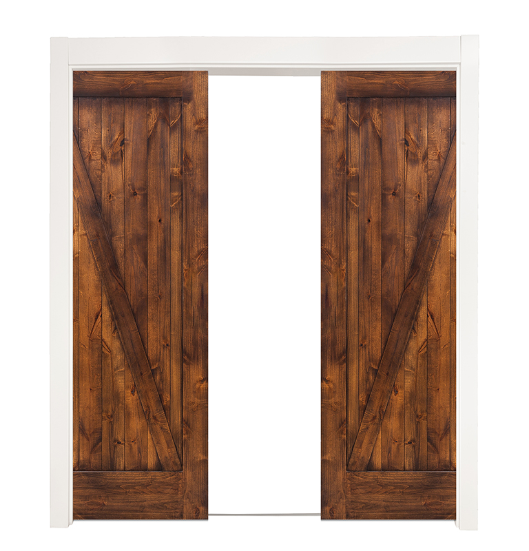 Z Double Converging Pocket Doors