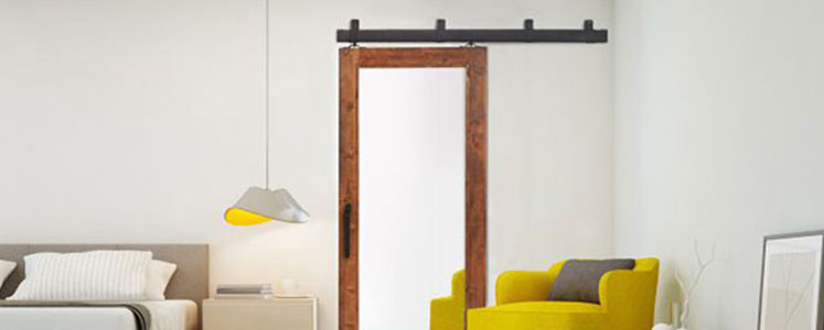 Add Function and Interest With a Mirrored Barn Door–Updated