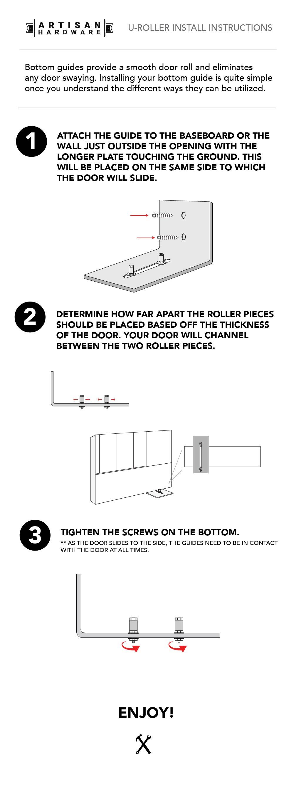 Instructions Artisan Hardware