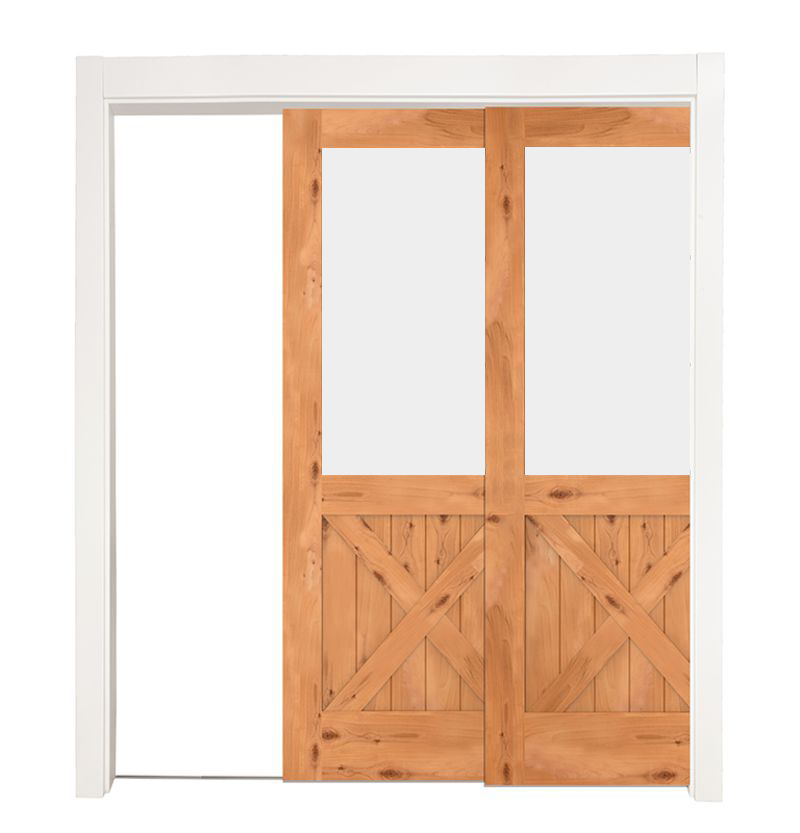 Backwoods Bypassing Pocket Doors