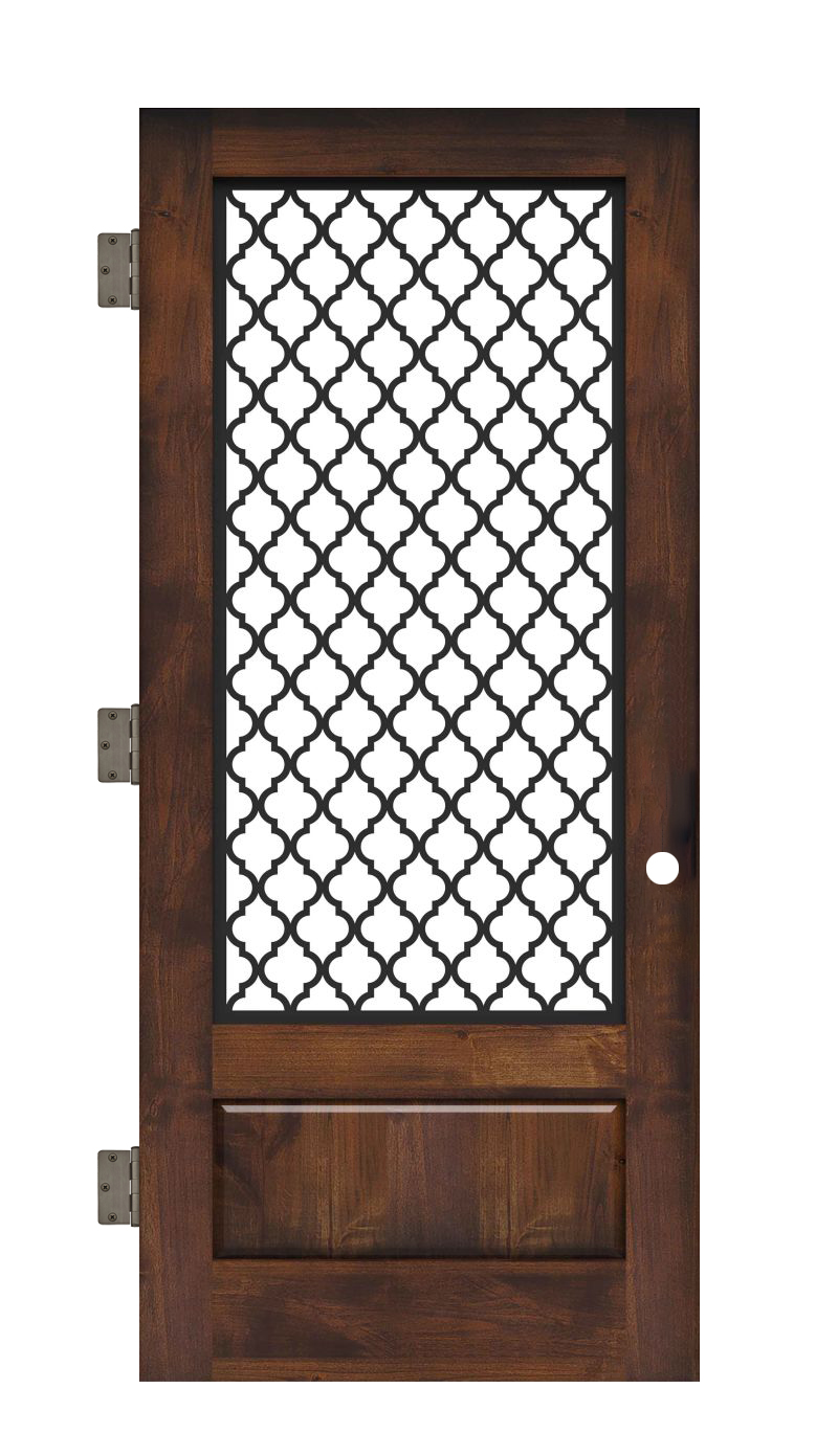 Hudson Floral Interior Slab Door