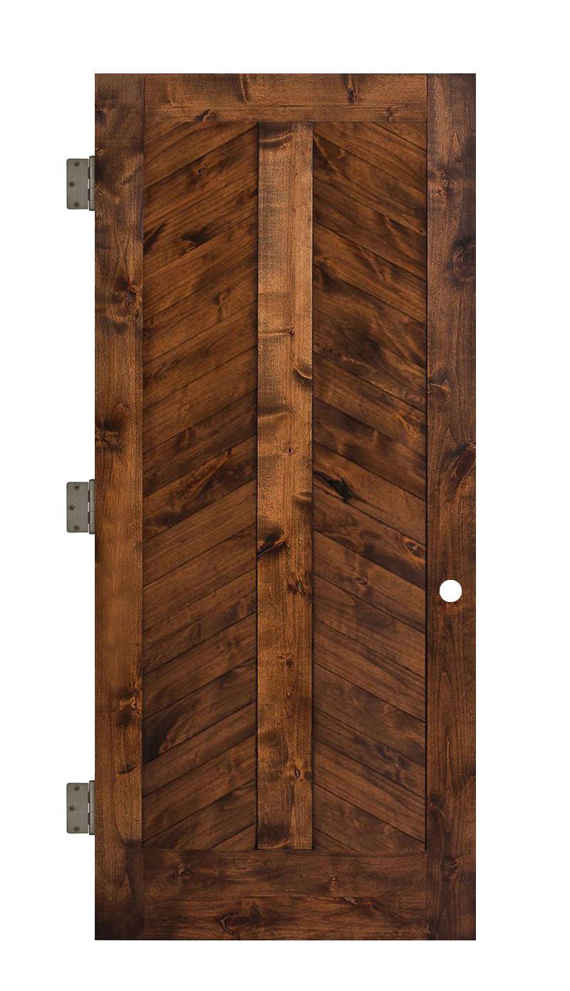 Heartland Chevron Interior Slab Door