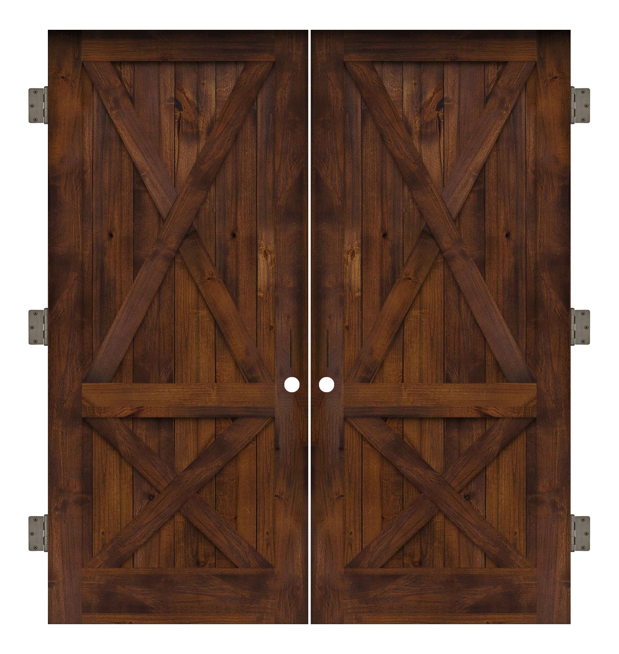 Care Taker Interior Double Slab Door
