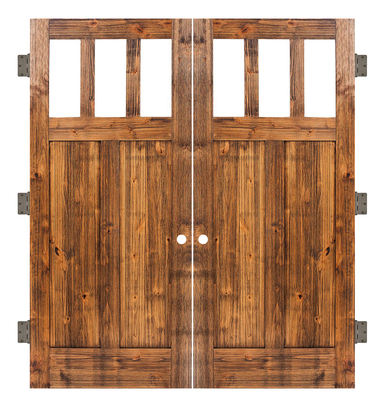 Craftsman Interior Double Slab Door