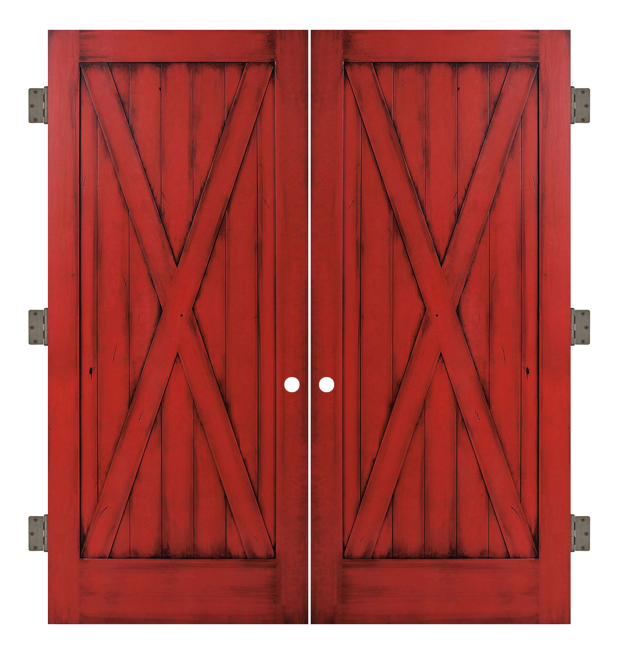 Full X Interior Double Slab Door