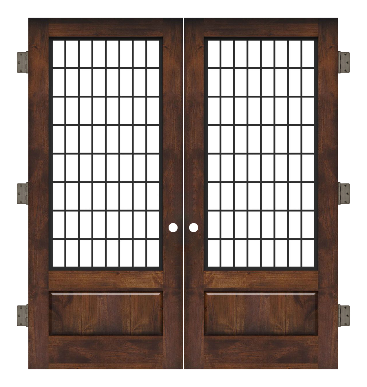 Grindstone Interior Double Slab Door