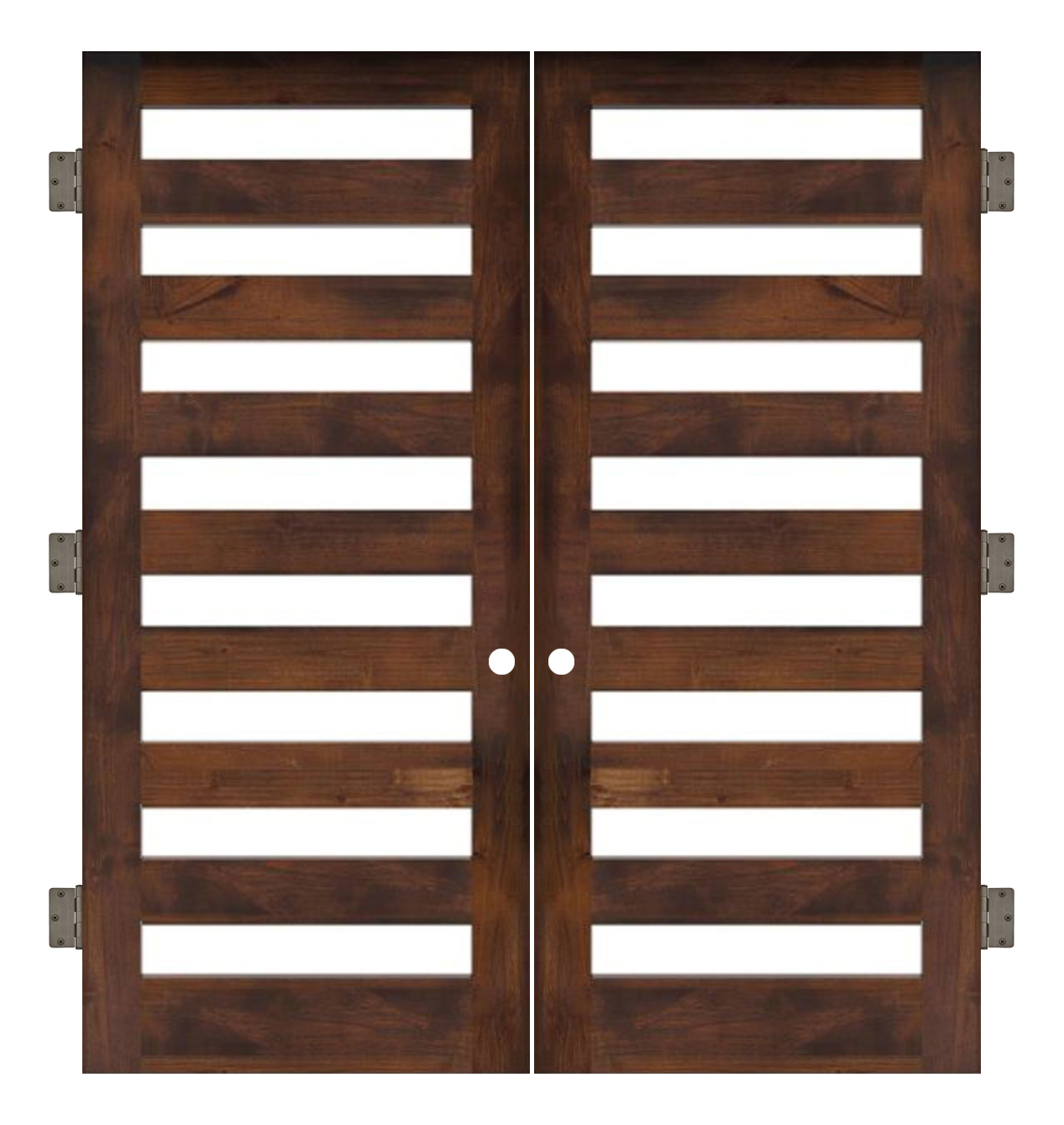 Highland Interior Double Slab Door