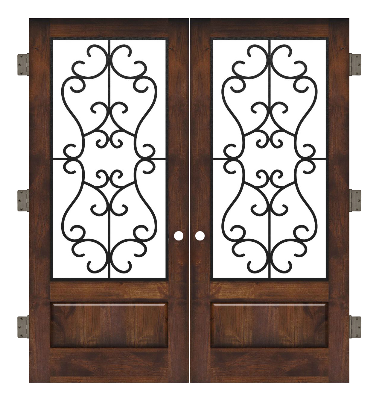Manor Interior Double Slab Door