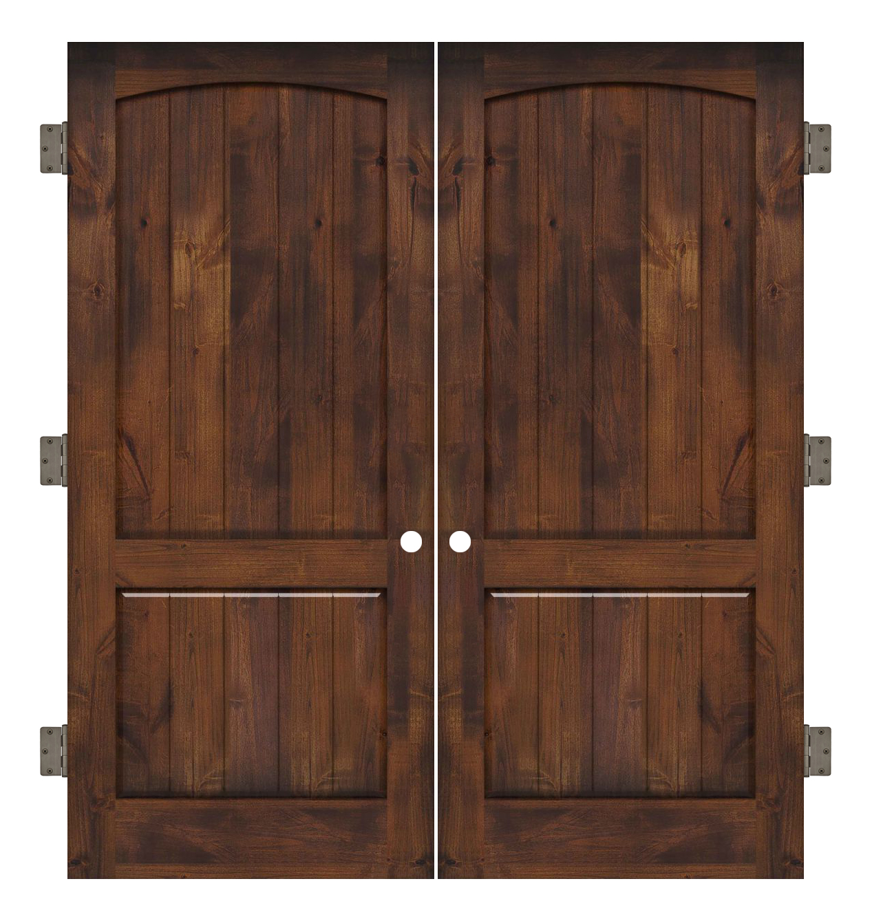 Pump House Interior Double Slab Door