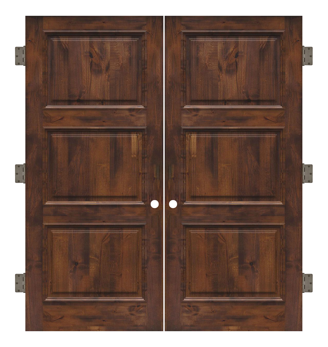 Ranch Hand Interior Double Slab Door