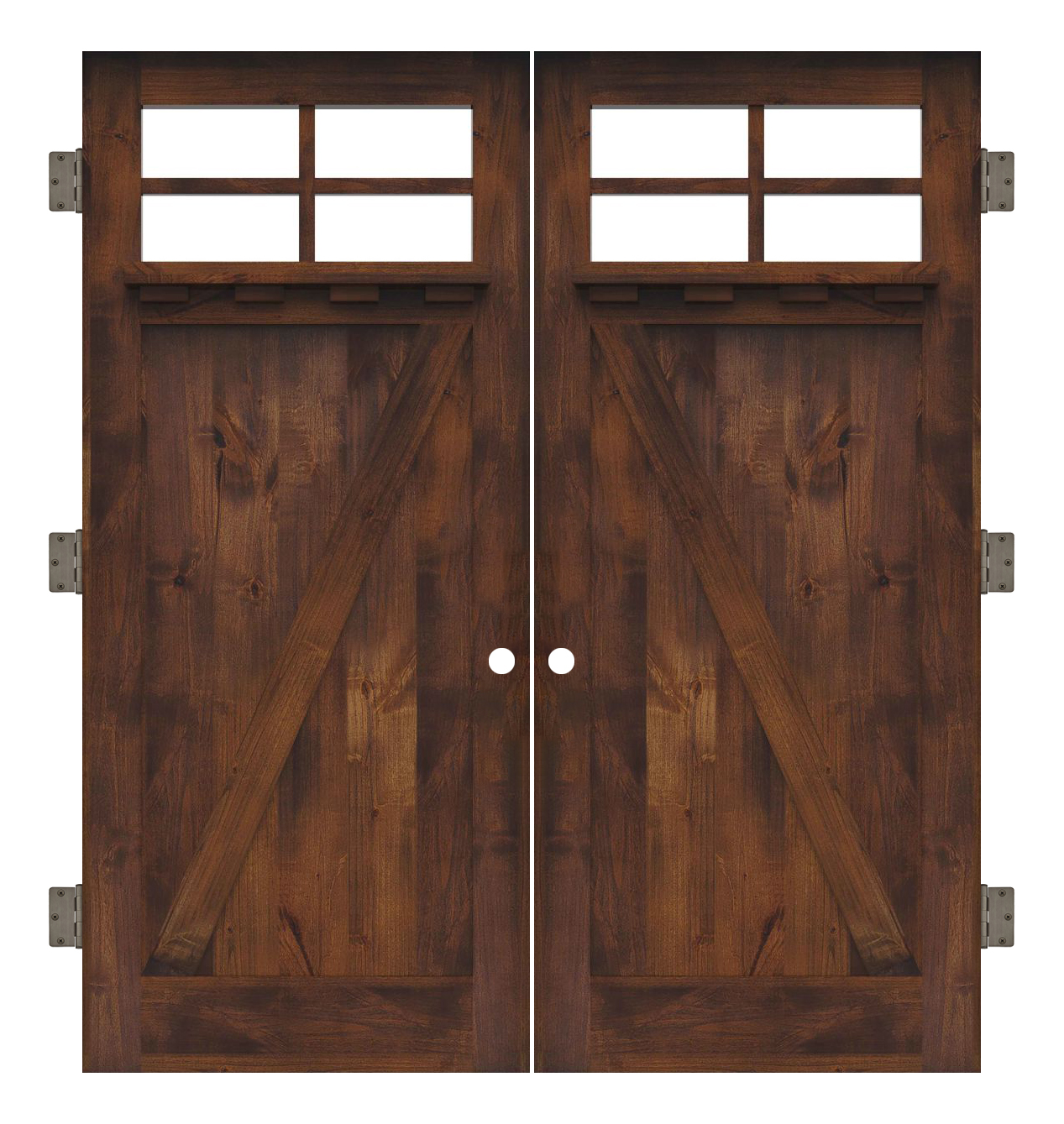 Skyline Interior Double Slab Door