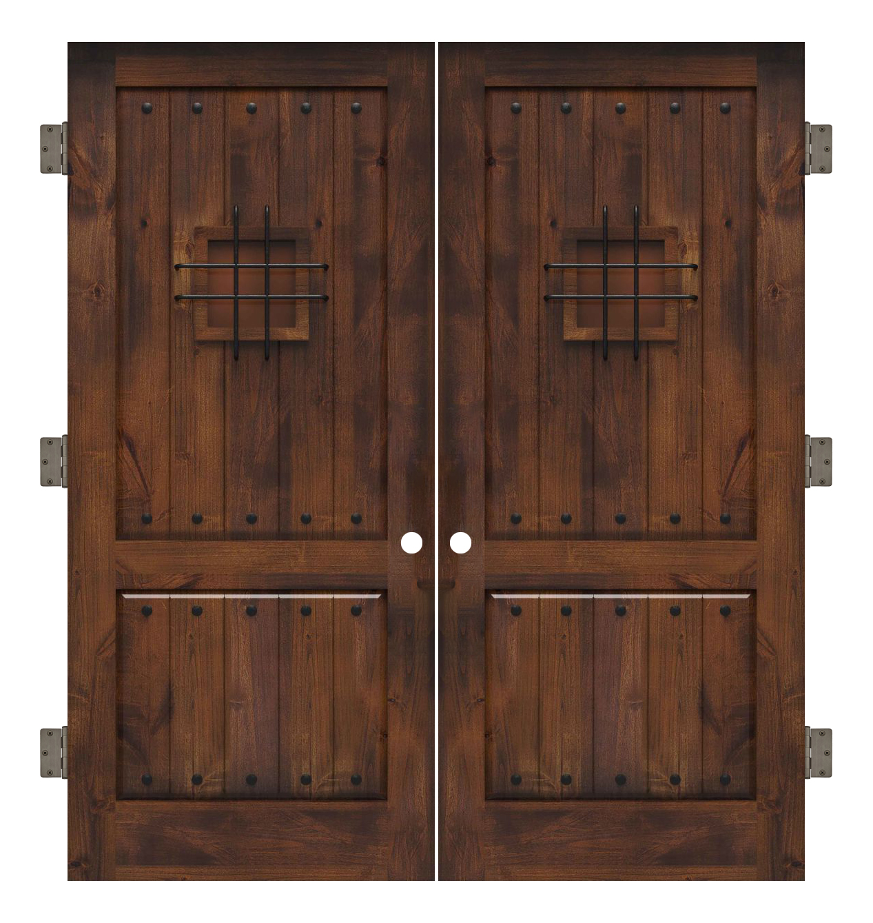 Stronghold Interior Double Slab Door