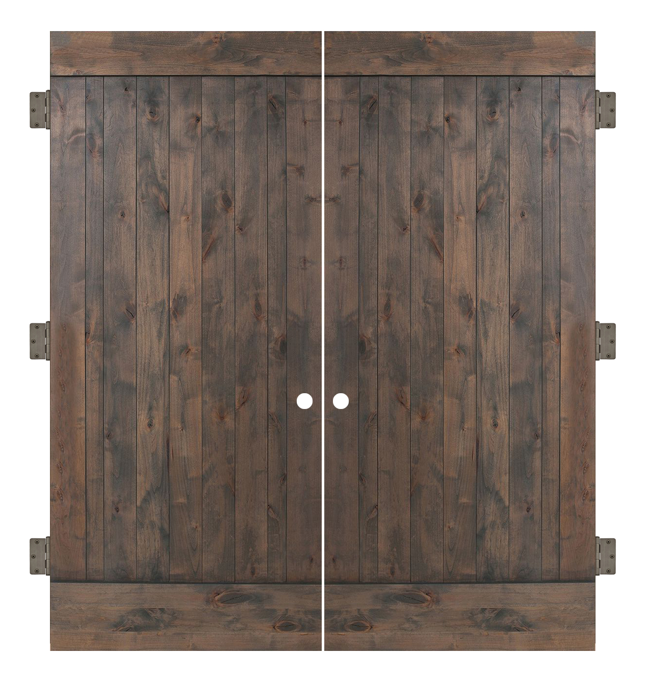 True Interior Double Slab Door