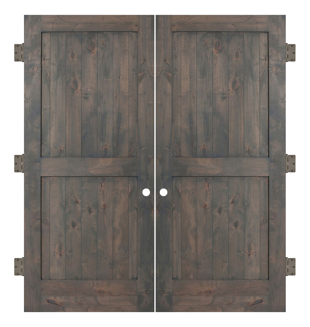 Two Panel Interior Double Slab Door