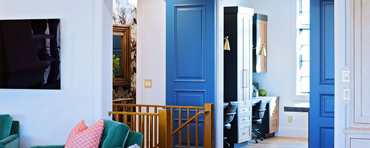Change your Space–Blue Doors