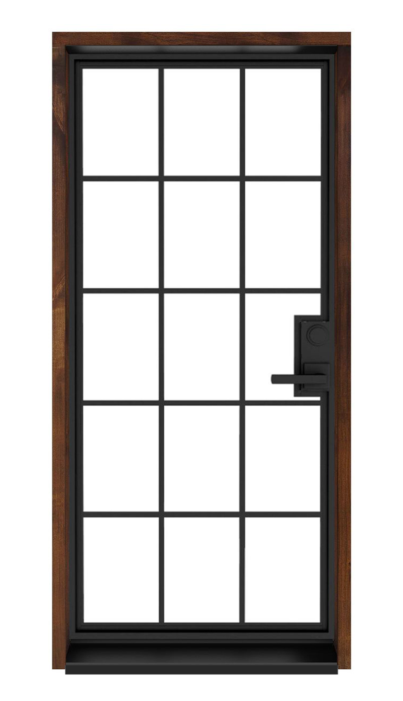 Mountain French Full Wine Room Door