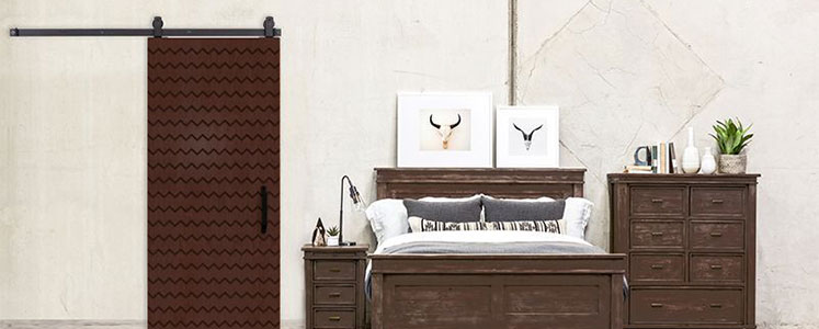 Is MDF or Solid Knotty Alder Better for Your Modern Geometric Barn Door?