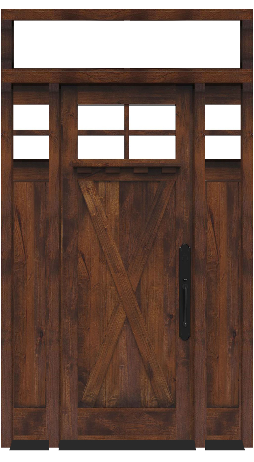Hobble Creek With Sidelights And Transom