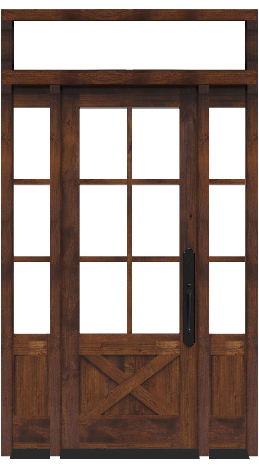Cross Saw With Sidelights And Transom