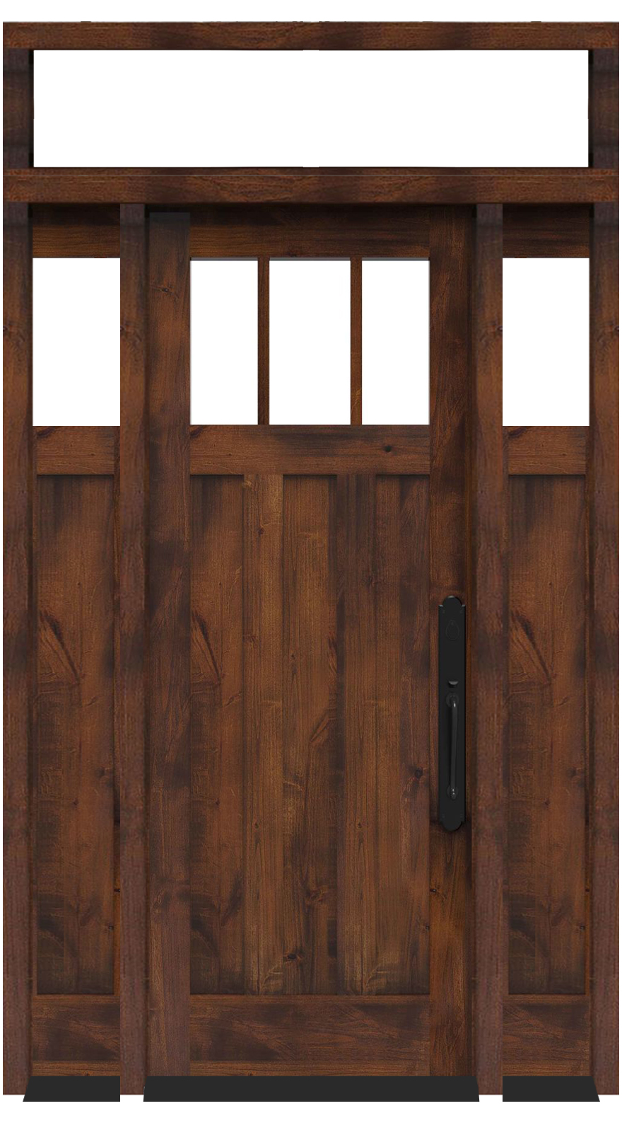 Overland With Sidelights And Transom Window