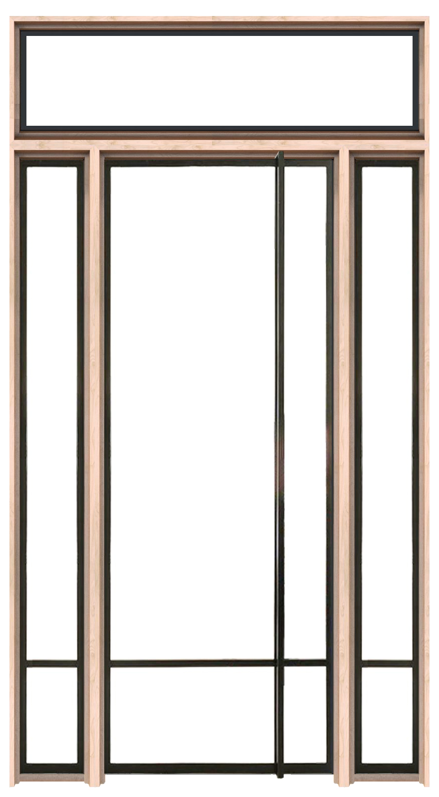 Traveler With Sidelights And Transom Window