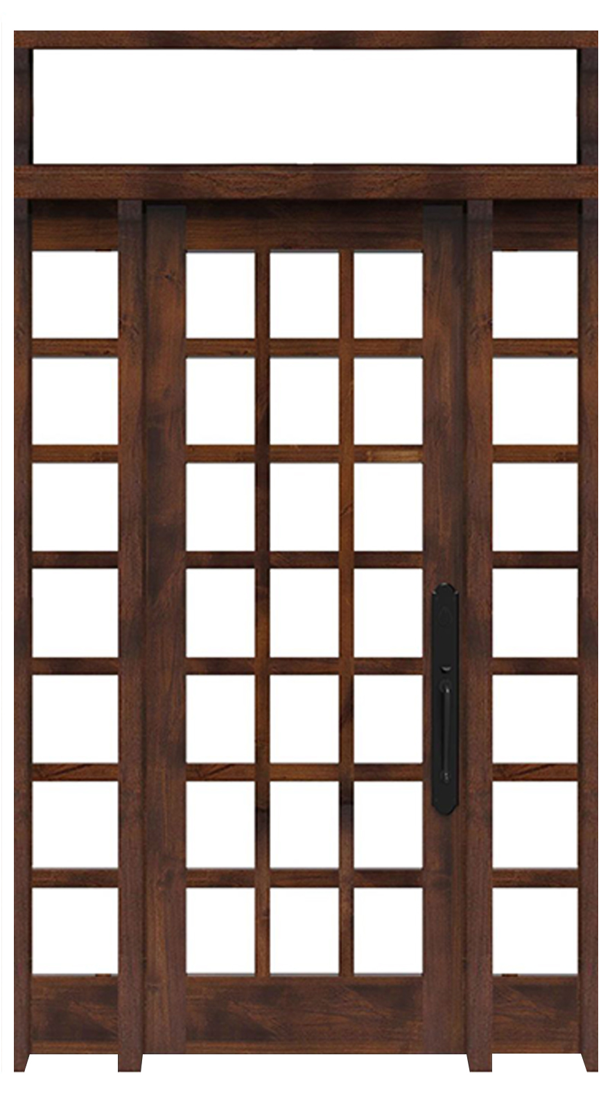 Alpine Interior With Sidelights And Transom Window