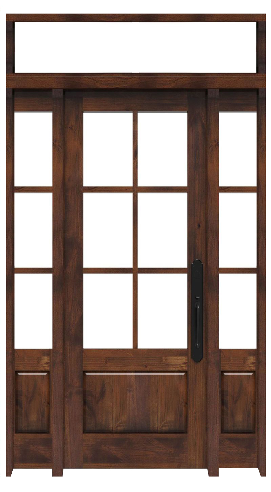 Boat House Interior With Sidelights And Transom Window