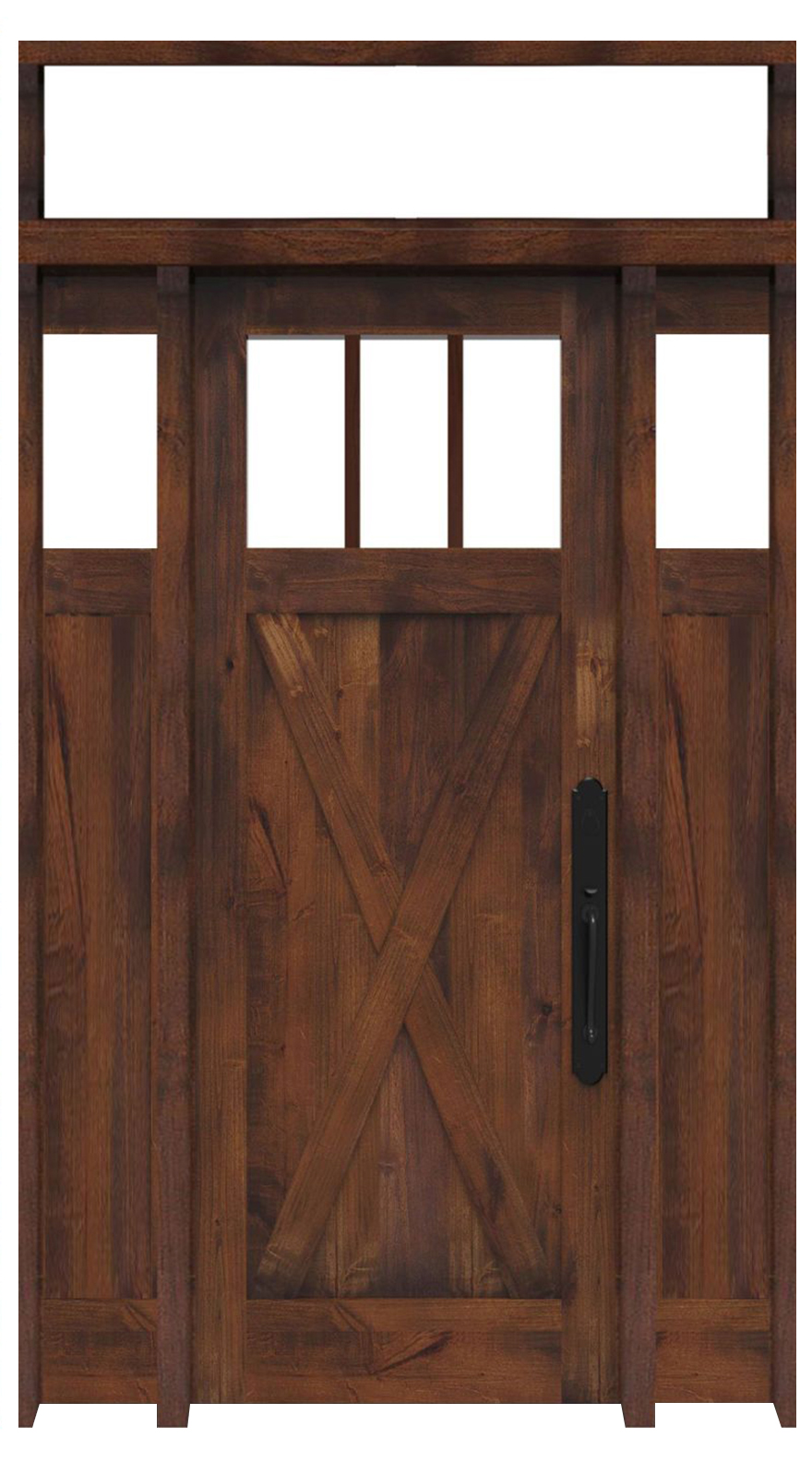 Bartholomew Interior With Sidelights And Transom Window