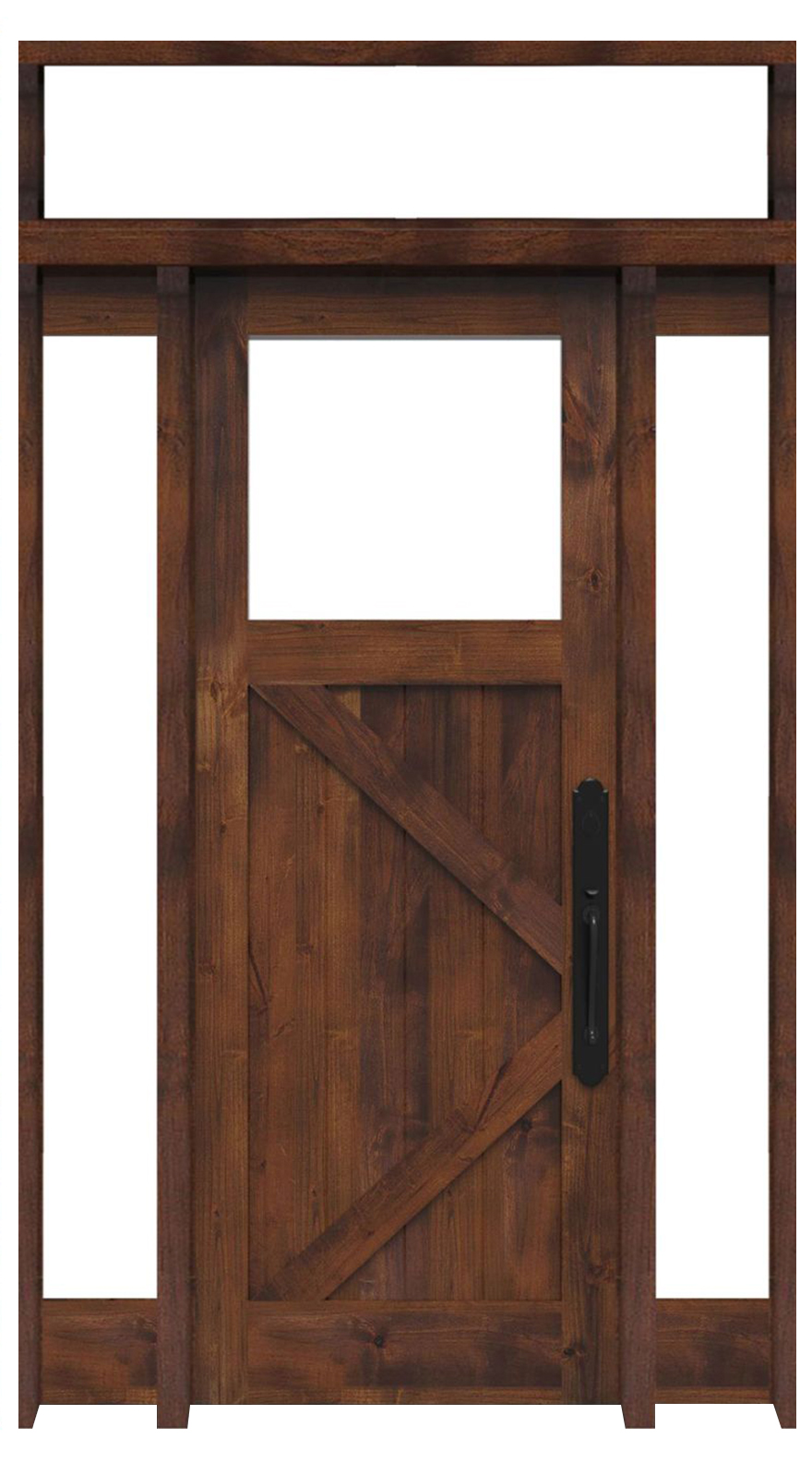 Shoemaker Interior With Sidelights And Transom Window