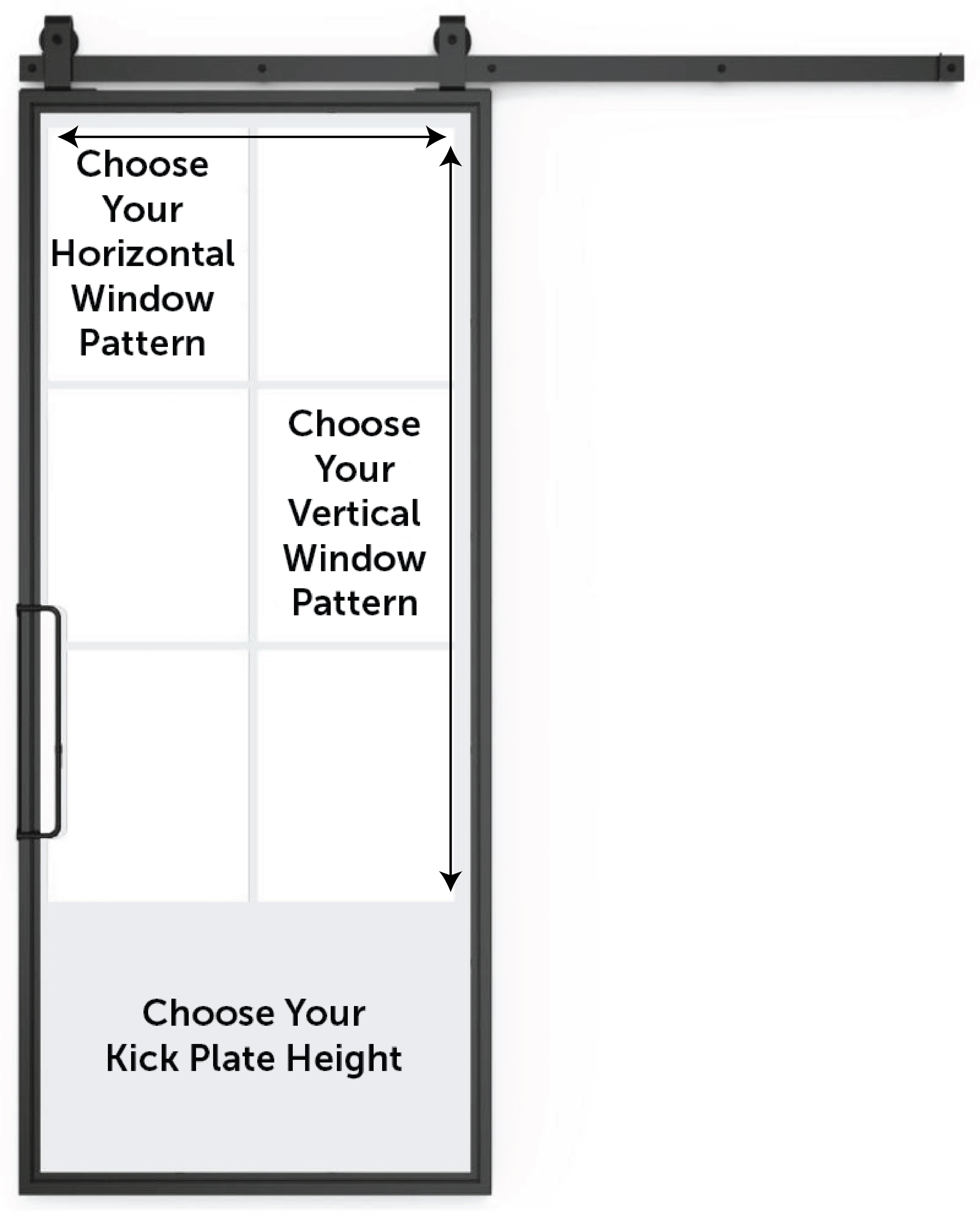Customizable Metal Barn Door