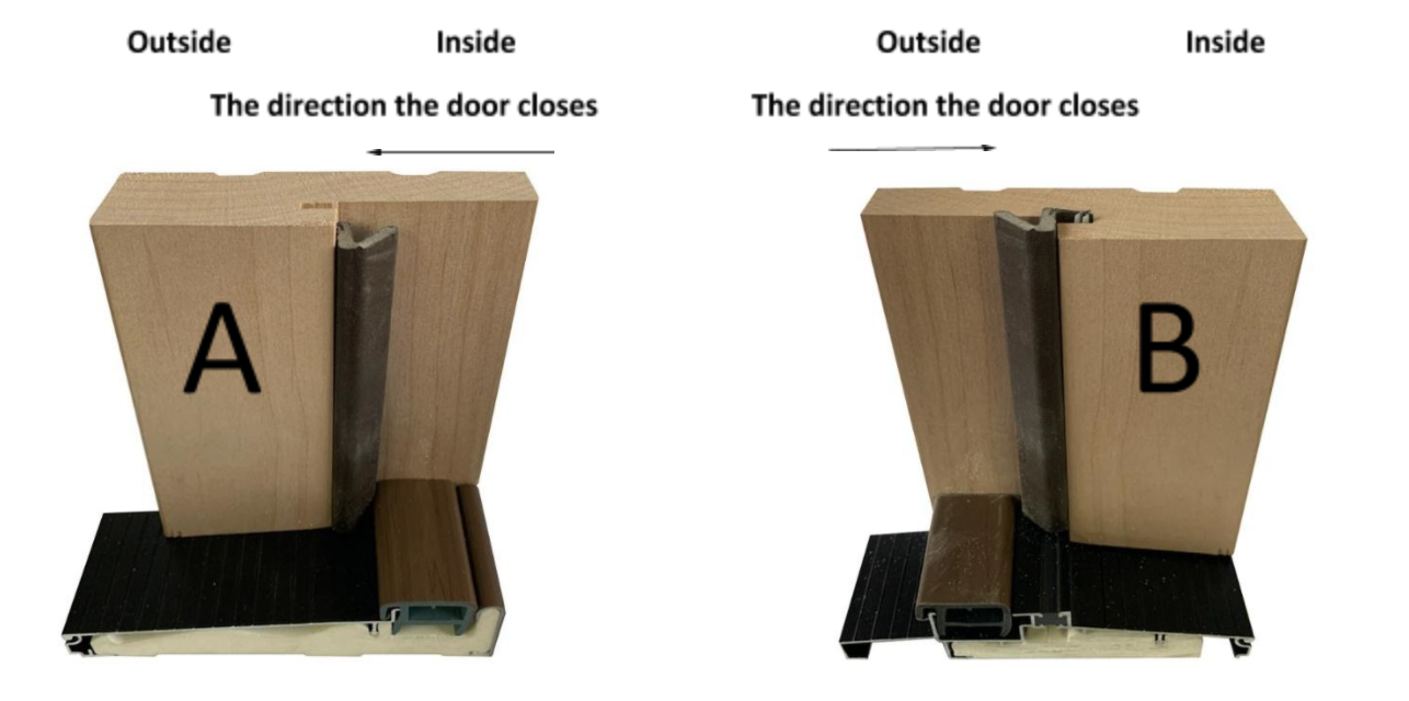 exterior outswing door threshold