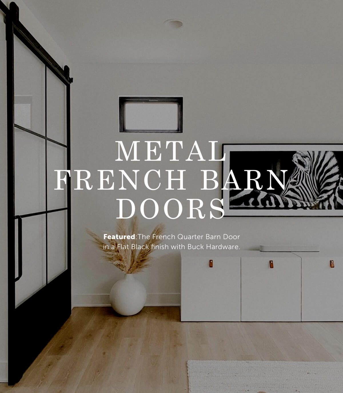 Metal French Barn Doors